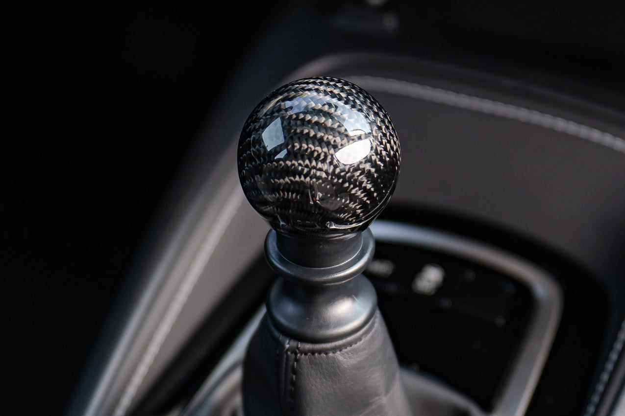 TOM'S Racing- Carbon Shift Knob for 2019+ Toyota Corolla Hatchback M/T (Manual Transmission)