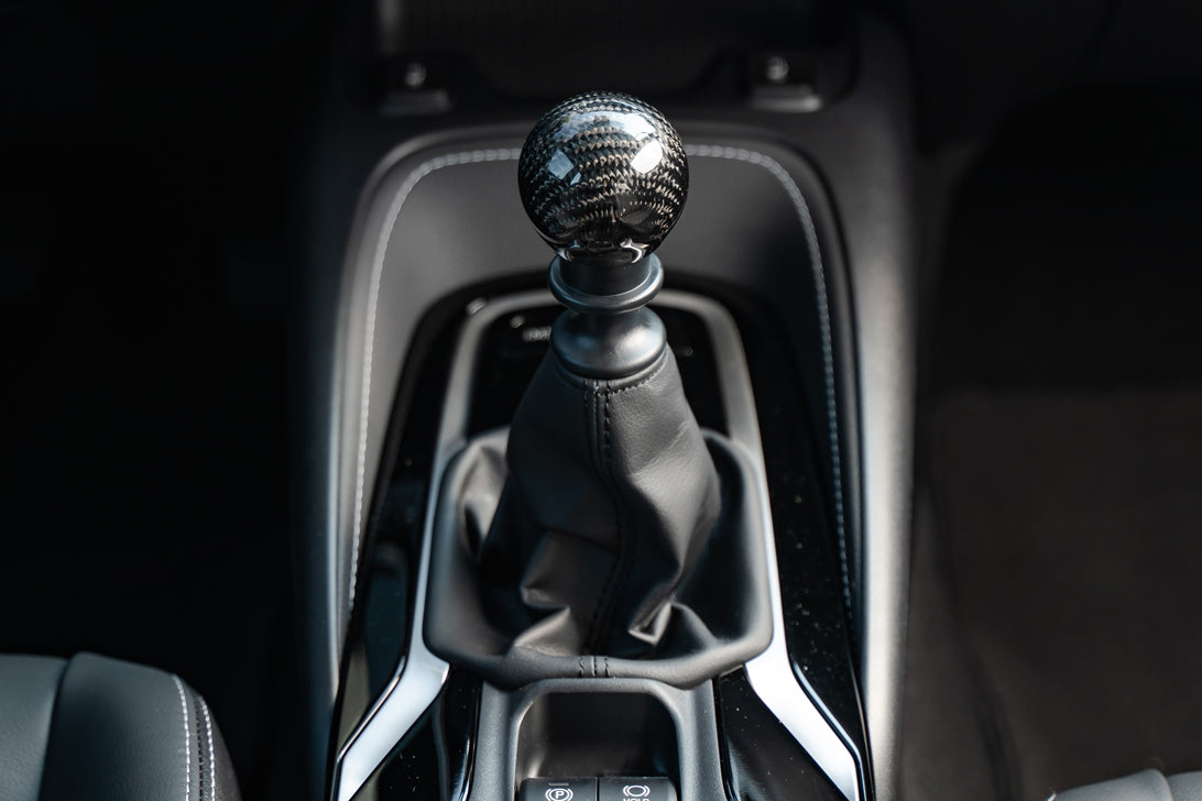 TOM'S Racing- Carbon Shift Knob for 2019+ Toyota Corolla Hatchback M/T (Manual Transmission)