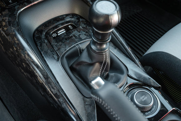 TOM'S Racing - Forged Carbon Shift Panel No.01 - Toyota GR Corolla [2023+] ** ETA END OF JULY **